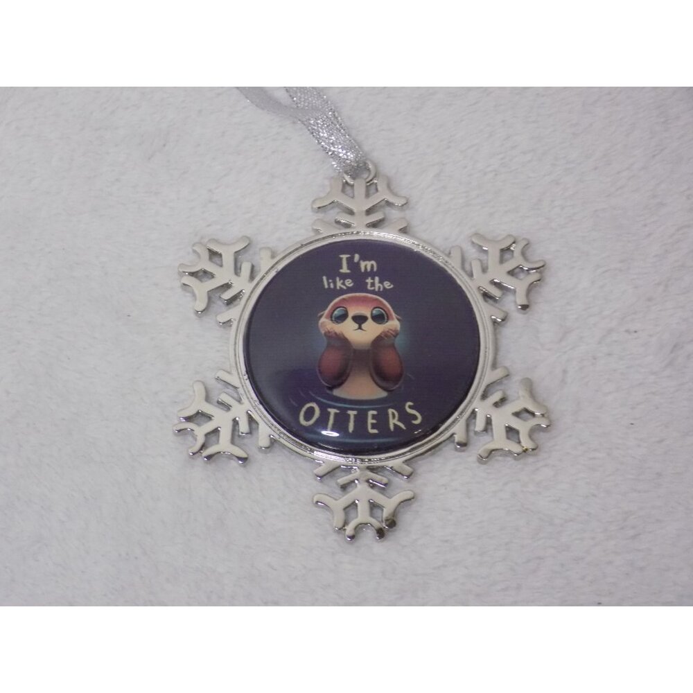 I'm like the Otters Ornament Snowflake Christmas Tree Decor